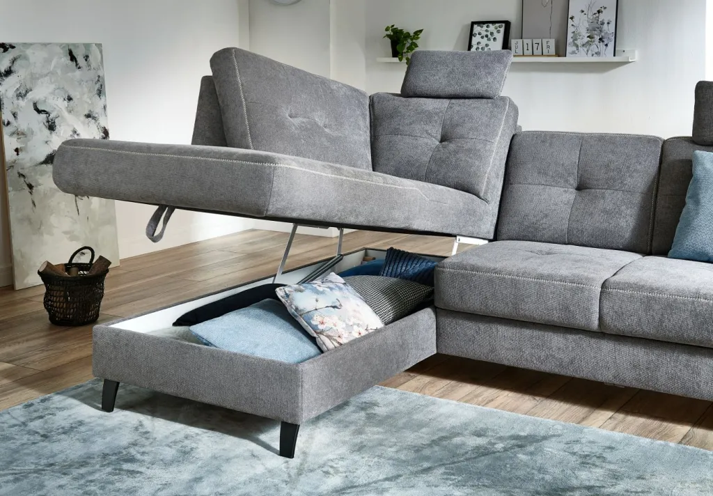 Steinpol Sit&More Canapés D'Angle<Canapé d'angle convertible VARESE