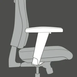 Topstar Chaises De Bureau<Chaise de bureau pivotante LINEA 80