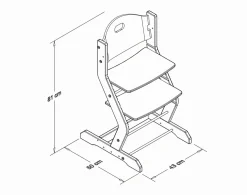 Tissi Chaises Hautes<Chaise haute évolutive 100001/100003