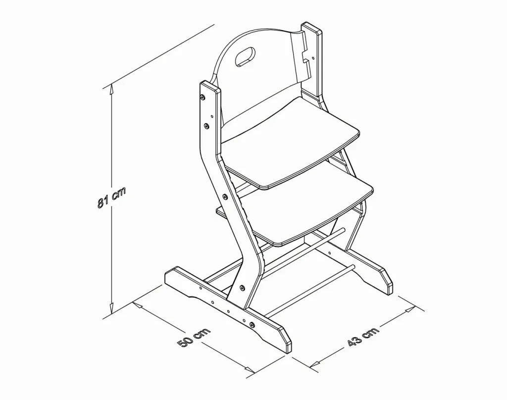 Tissi Chaises Hautes<Chaise haute évolutive 100002/100004