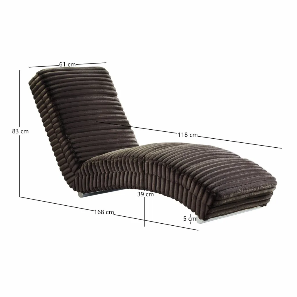 Salesfever Chaises Longues De Relaxation<Chaise longue 367643