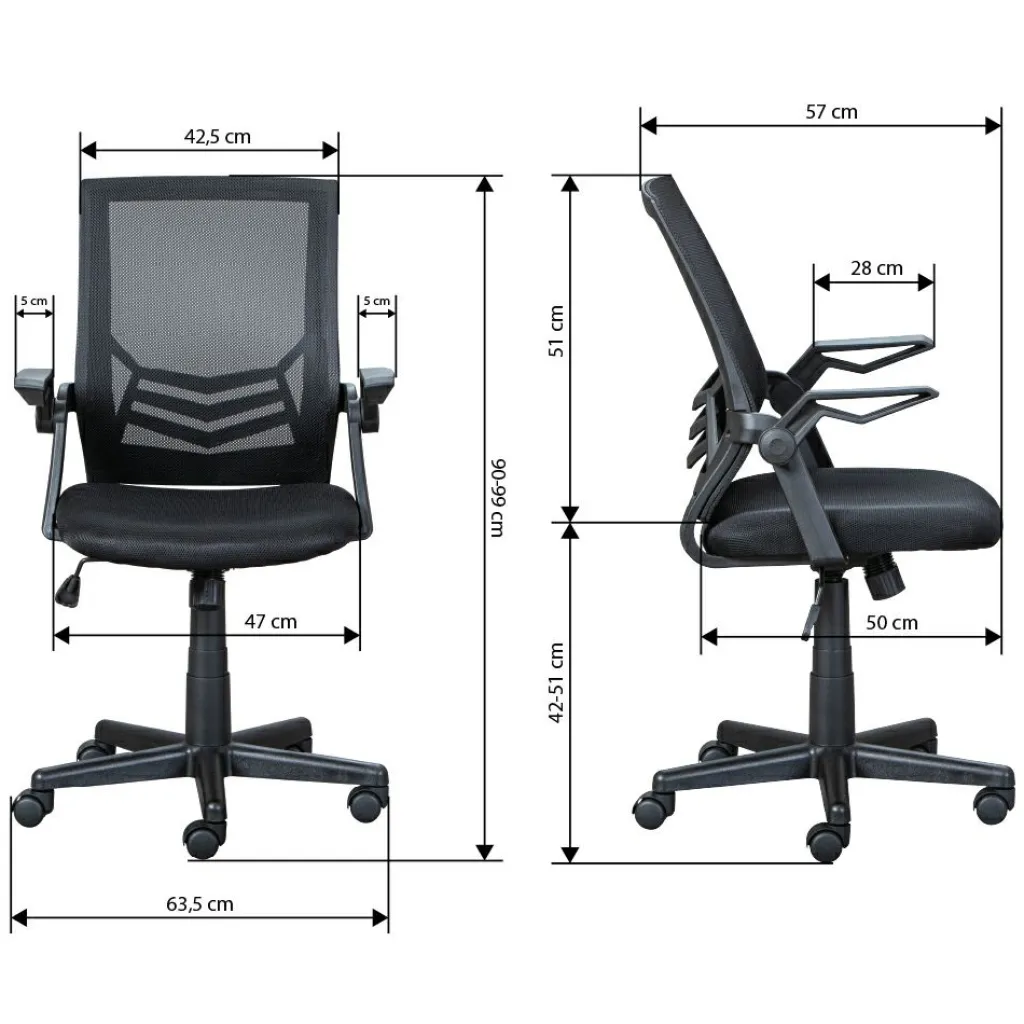 Inter Link Chaises De Bureau<Chaise pivotante JILLI
