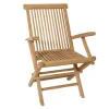DESIGNlink Meubles De Jardin<Chaise pliante avec accoudoirs CIREBON