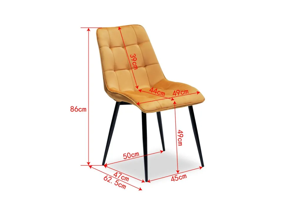 Inter-Furn Chaises Rembourrées|Chaises 4 Pieds<Chaise TRIEST