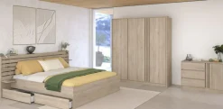 Parisot Chambres Complète<Chambre à coucher 3 éléments MIAMI 22