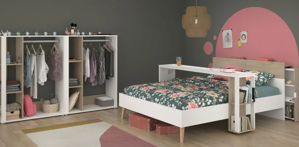 Enfant Parisot Chambres D'Enfant Completes<Chambre d'ado 5 éléments LAS VEGAS 13a