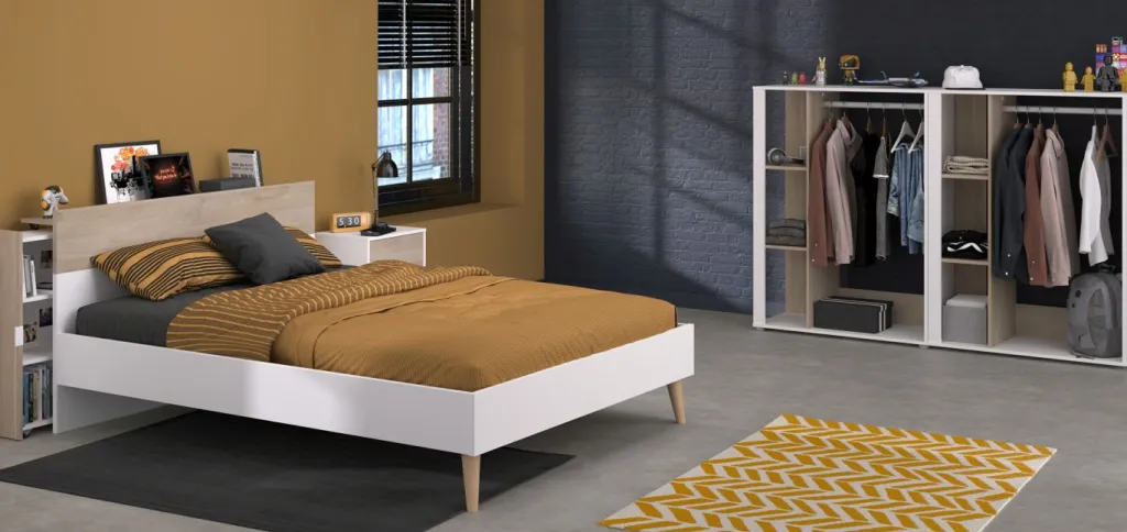 Enfant Parisot Chambres D'Enfant Completes<Chambre d'ado 5 éléments LAS VEGAS 13