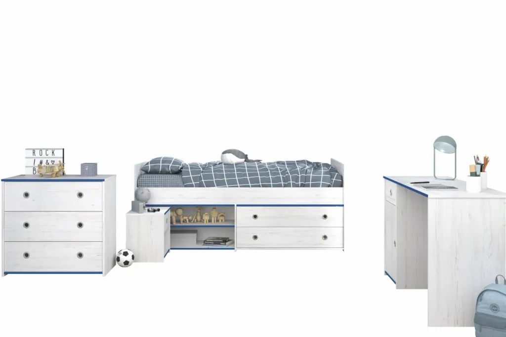 Enfant Parisot Chambres D'Enfant Completes<Chambre enfant 4 éléments SMOOZY 37a