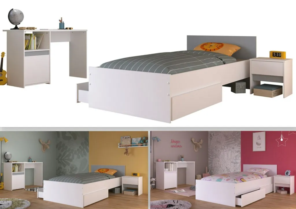 Enfant Parisot Chambres D'Enfant Completes<Chambre junior 5 éléments PIROUETTE 27
