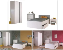 Enfant Parisot Chambres D'Enfant Completes<Chambre junior 6 éléments PIROUETTE 22