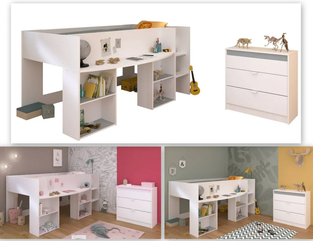 Enfant Parisot Chambres D'Enfant Completes<Chambre junior 2 éléments PIROUETTE 16
