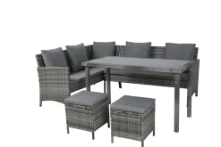 RRR Company Limited Meubles De Jardin|Ensembles Mobilier De Jardin<Coin repas 5 éléments ROS-7501206-00