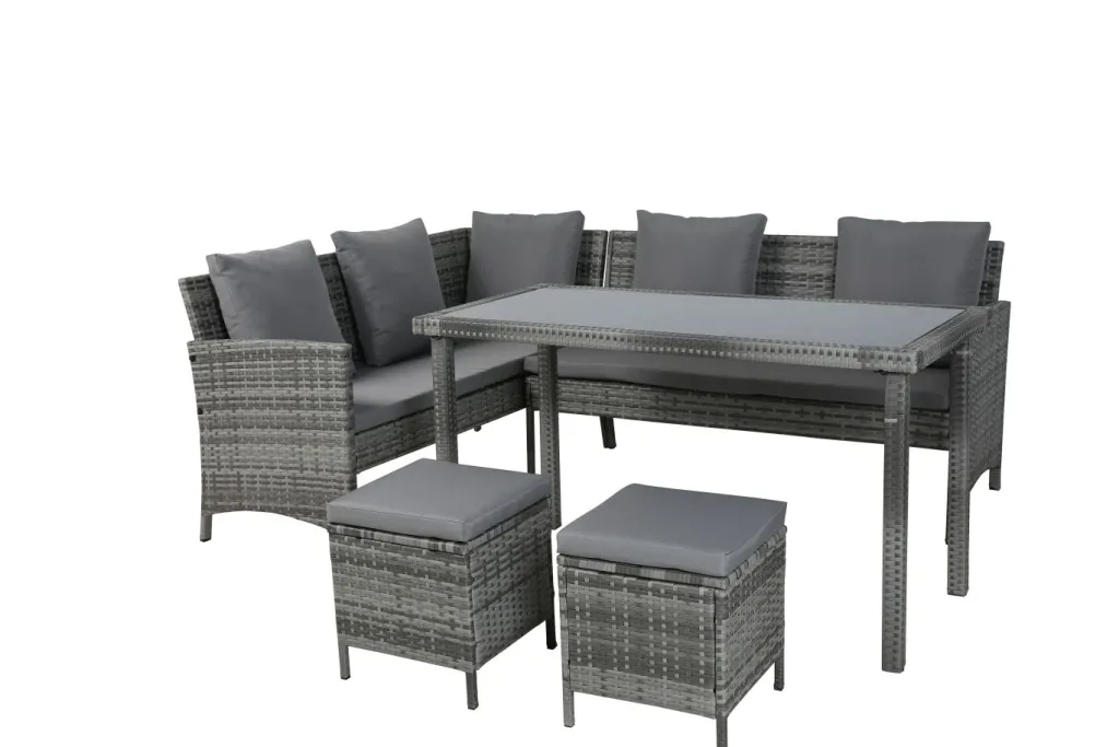 RRR Company Limited Meubles De Jardin|Ensembles Mobilier De Jardin<Coin repas 5 éléments ROS-7501206-00