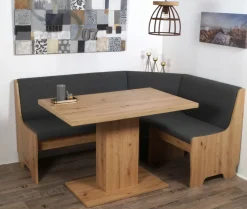 2M sitandsleep Coins Repas D'Angle<Coin repas avec banquette d'angle 4 éléments BREMEN
