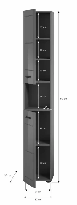 Xonox Armoires De Salle De Bains<Colonne de salle de bains KOBO