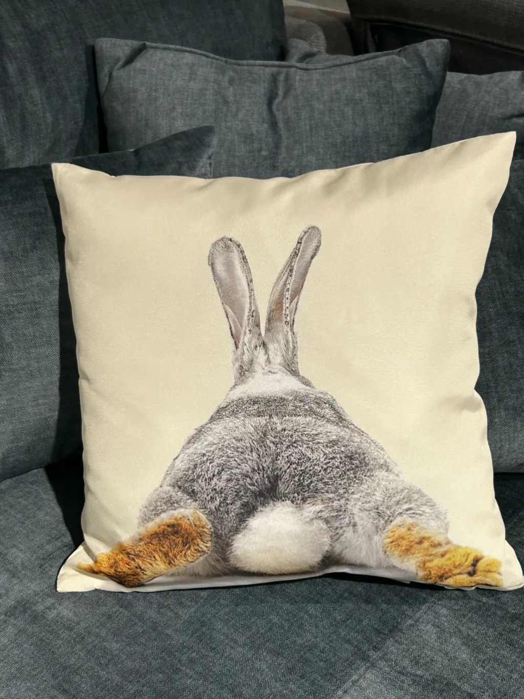 Cosima Rideaux|Coussins<Coussin lapin de dos ROGER