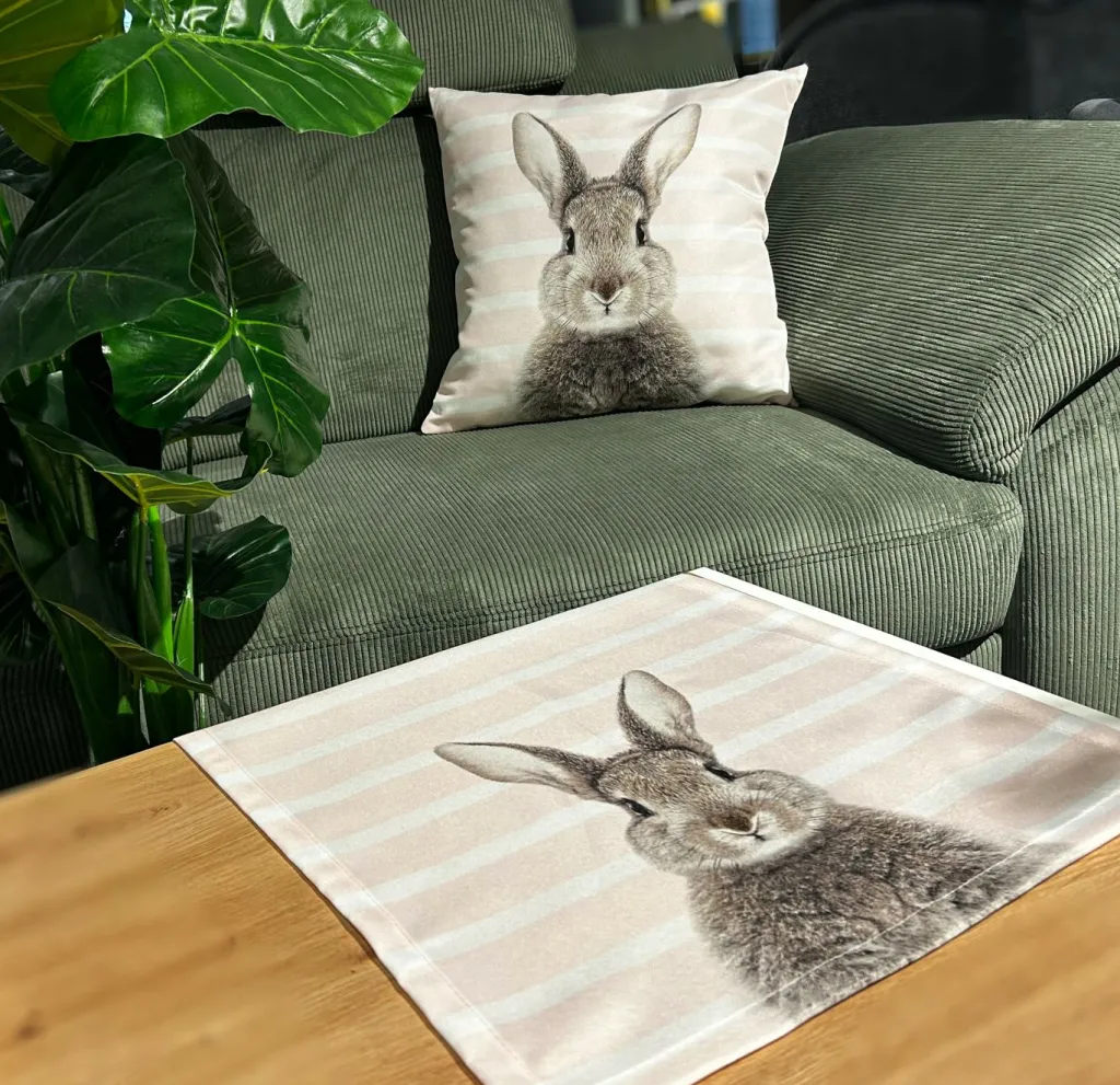 Cosima Rideaux|Coussins<Coussin tête de lapin ROGER