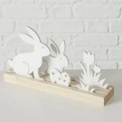 Décoration à poser famille de lapins ZURI