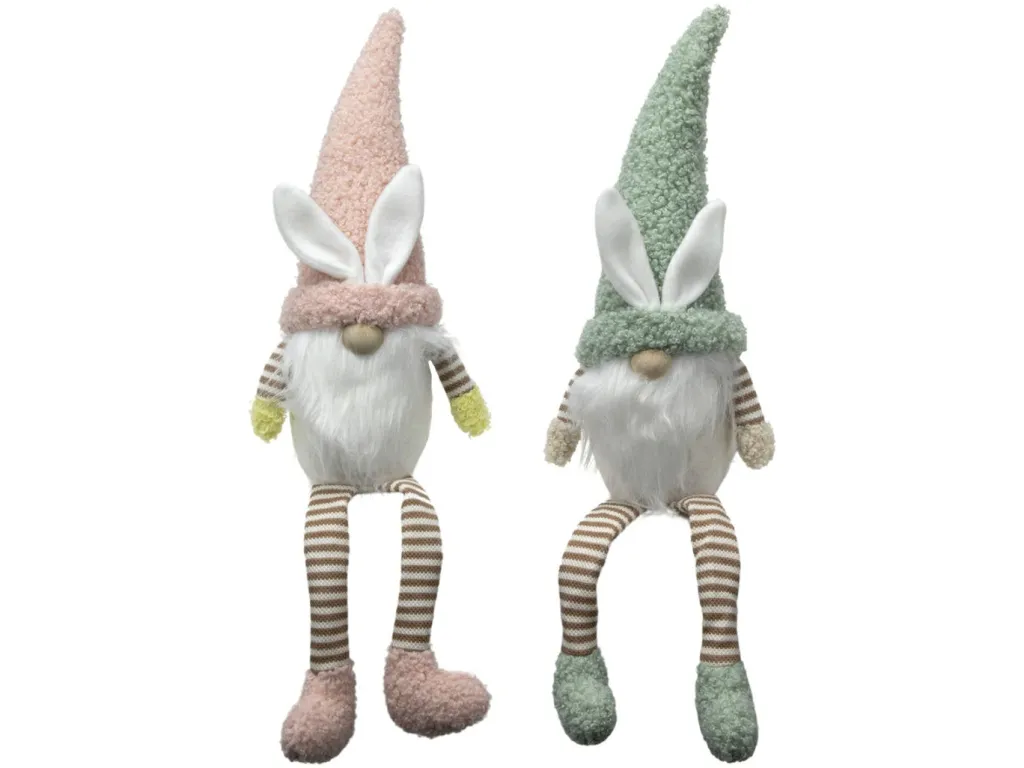 HIT Figurines Décoratives|Pâques<Décoration lutin lièvre de Pâques pour étagère PASTELL