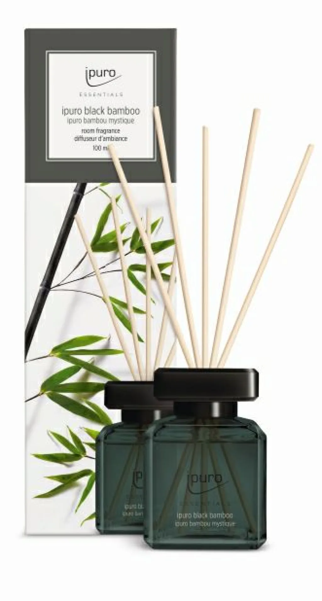 Ipuro Parfum D'Ambiance<Diffuseur de parfum BLACK BAMBOO 100ML