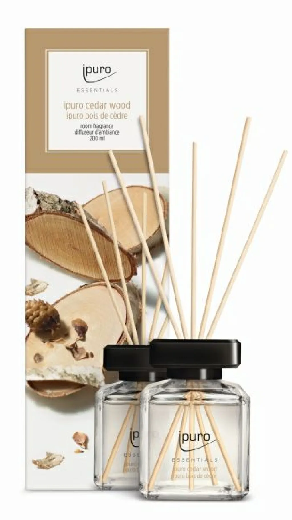 Ipuro Parfum D'Ambiance<Diffuseur de parfum CEDAR WOOD 200ML