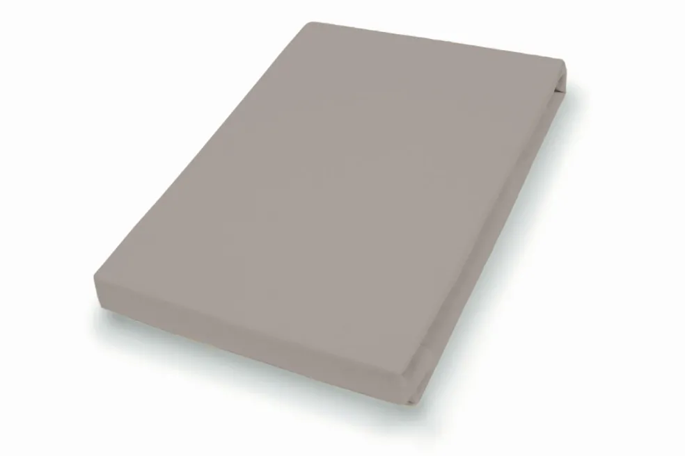 Drap housse 100x200cm pierre
