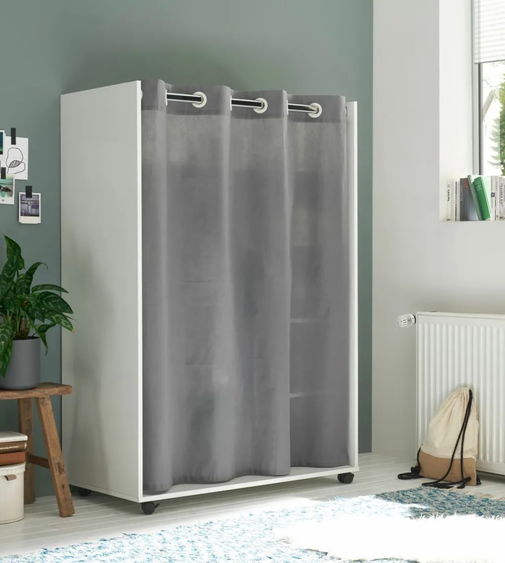 Pol-Power Armoires Multifonctions<Dressing avec rideau en tissu JENKE