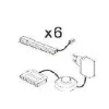 IMV Accessoires<Eclairage de fond 6 pièces CATANIA CHAMBORD AF G2 WW 06