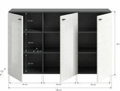 Xonox Commodes Avec Portes|Bahuts<Enfilade ALETA
