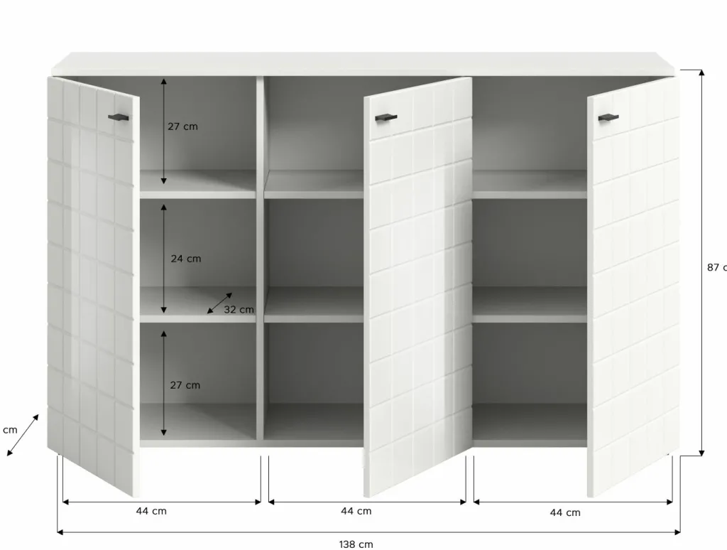 Xonox Commodes Avec Portes|Bahuts<Enfilade ALETA