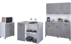 Parisot Buffets Cuisine<Ensemble avec buffet de cuisine MEMPHIS 6