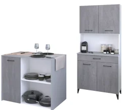 Ensemble avec buffet de cuisine MEMPHIS 3