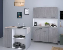 Ensemble avec buffet de cuisine MEMPHIS 4