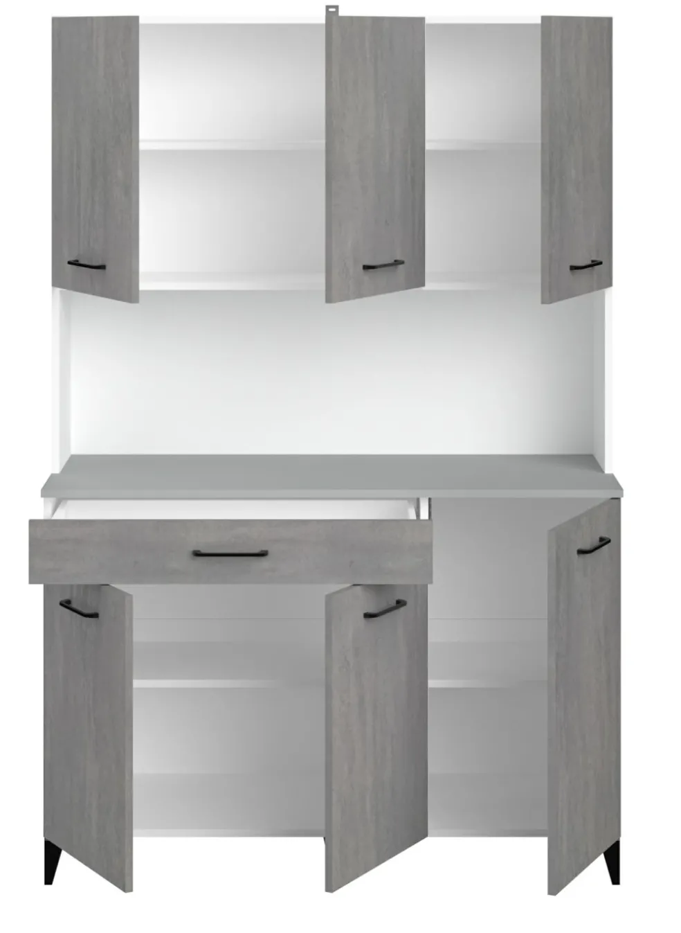 Ensemble avec buffet de cuisine MEMPHIS 4