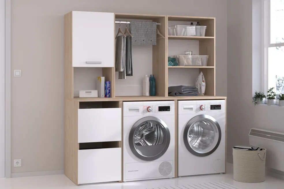 Ensemble de meubles pour machine à laver LAUNDRY 4