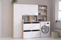 Parisot Meubles De Rangement Pour Machine À Laver|Armoires De Salle De Bains<Ensemble de meubles pour machine à laver LAUNDRY 3