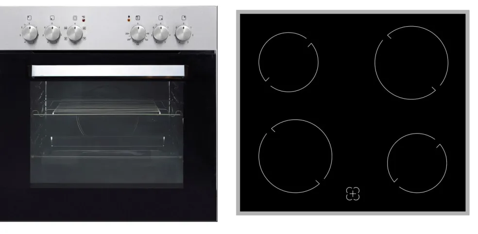 Ensemble four encastrable et plaque vitrocéramique BIC4 GKRU-IX-2