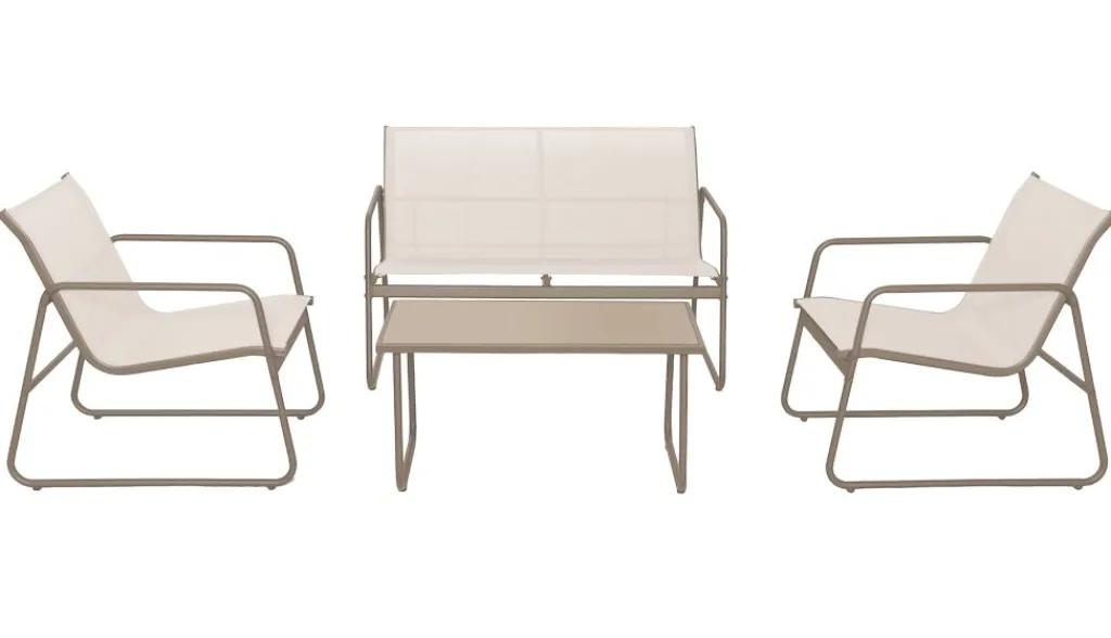DESIGNlink Meubles De Jardin|Ensembles Mobilier De Jardin<Ensemble lounge SANZA