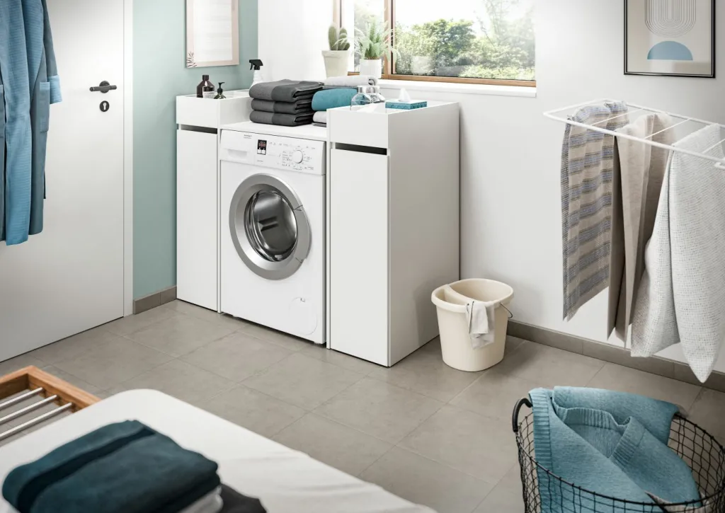 Xonox Meubles De Rangement Pour Machine À Laver<Ensemble pour machine à laver MEKI