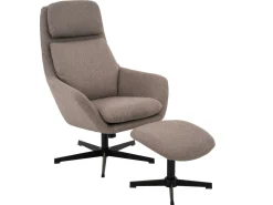 RRR Company Limited Fauteuils Lounge|Fauteuils Rembourrées<Fauteuil avec pouf RFF-8021 061-82