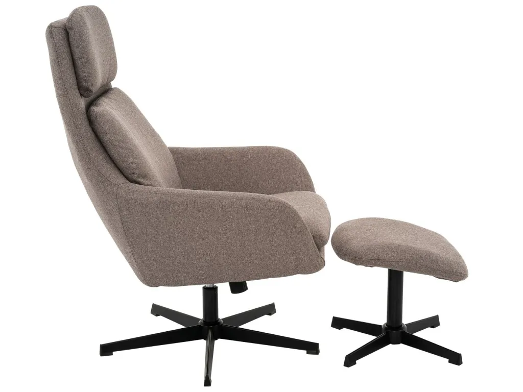 RRR Company Limited Fauteuils Lounge|Fauteuils Rembourrées<Fauteuil avec pouf RFF-8021 061-82