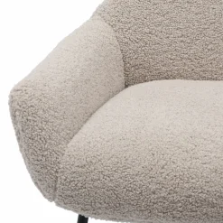 Salesfever Fauteuils Rembourrées|Fauteuils À Oreilles<Fauteuil avec repose-pied 367803
