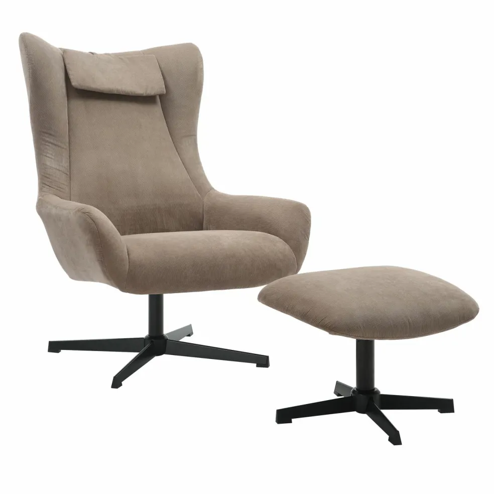 Fauteuil avec repose-pied 367834