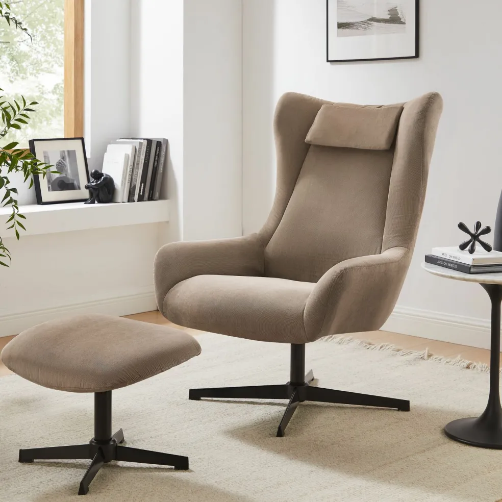 Fauteuil avec repose-pied 367834