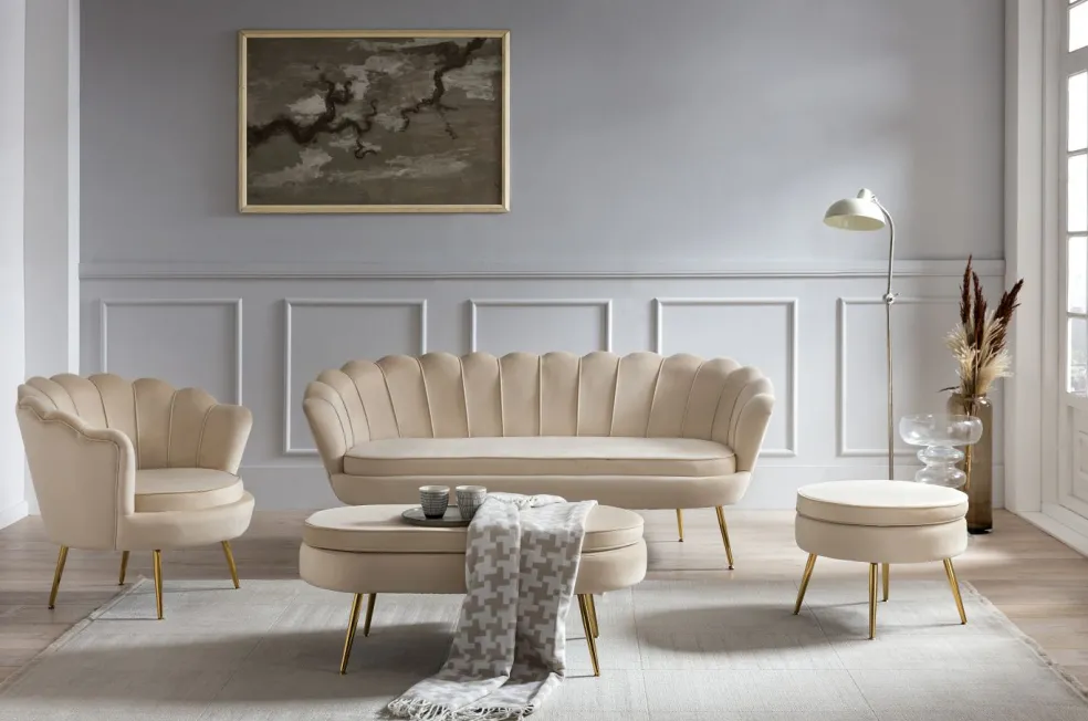 Fauteuil coquillage BANDUNG