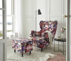 BRW Fauteuils À Oreilles<Fauteuil LAUREL