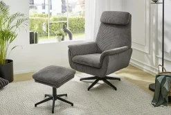 Pro.Com Fauteuils Relax|Fauteuils Rembourrées<Fauteuil relax avec repose-pied HAMAR