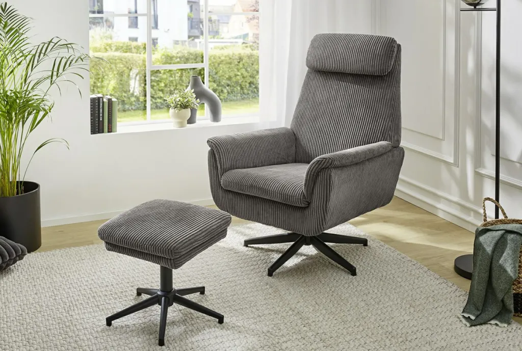 Pro.Com Fauteuils Relax|Fauteuils Rembourrées<Fauteuil relax avec repose-pied HAMAR