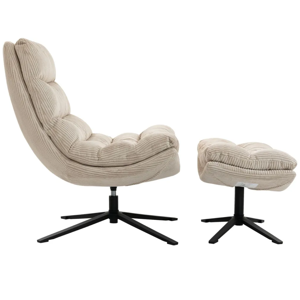 Duo Fauteuils Lounge<Fauteuil relax avec repose-pieds PORTO