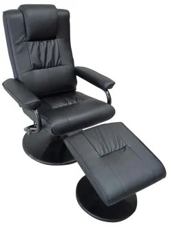 RRR Company Limited Fauteuils Lounge|Fauteuils Rembourrées<Fauteuil TV avec ottomane RFU-8000 033-01